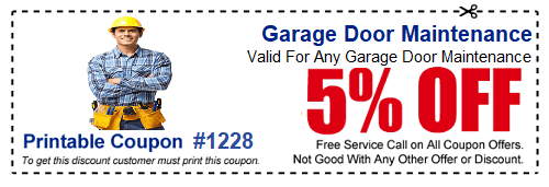 Garage Door Repair Service Coupon